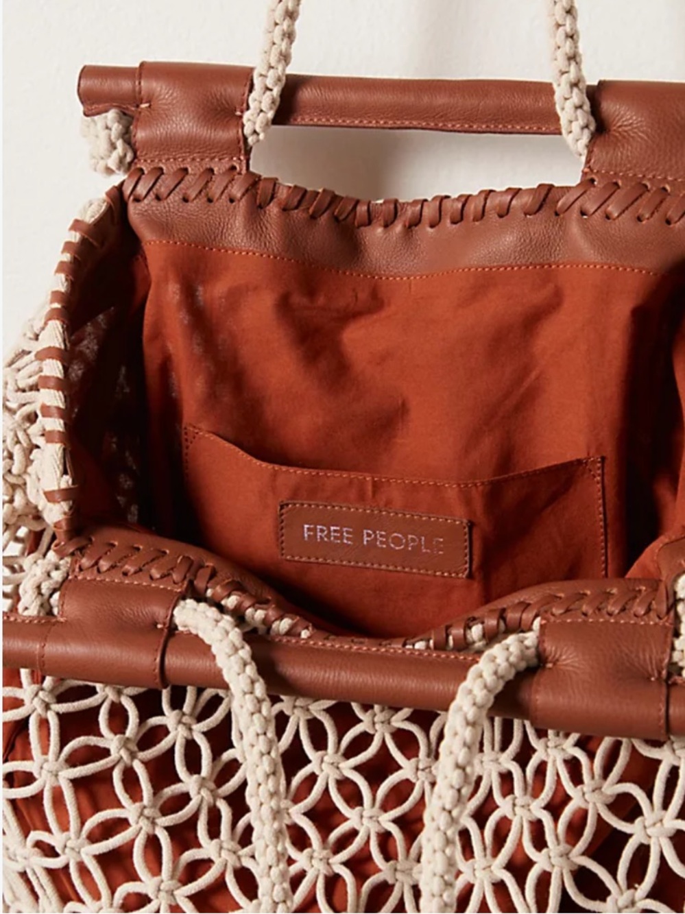 Neptunes Net Tote
NWT
Free People
COLOR- Natural - Picture 9 of 9